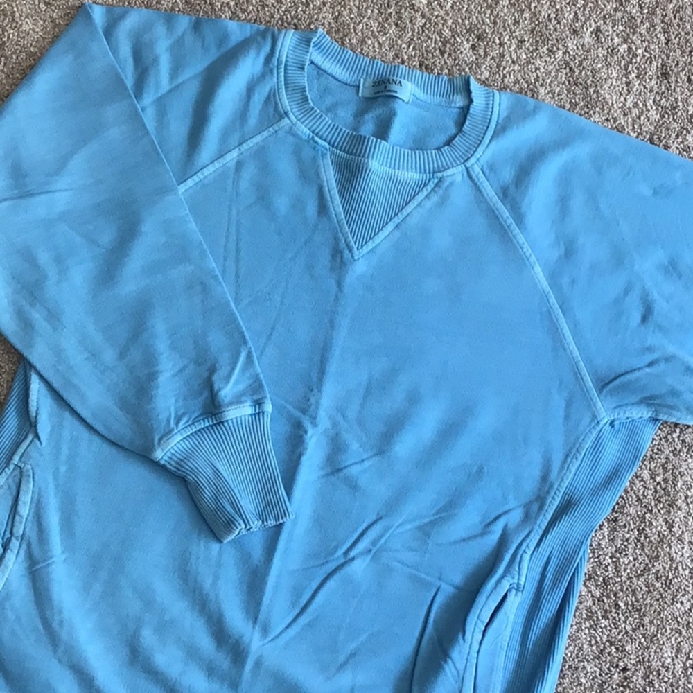 LIGHT WEIGHT SWEATSHIRT WITH POCKETS - SMALL